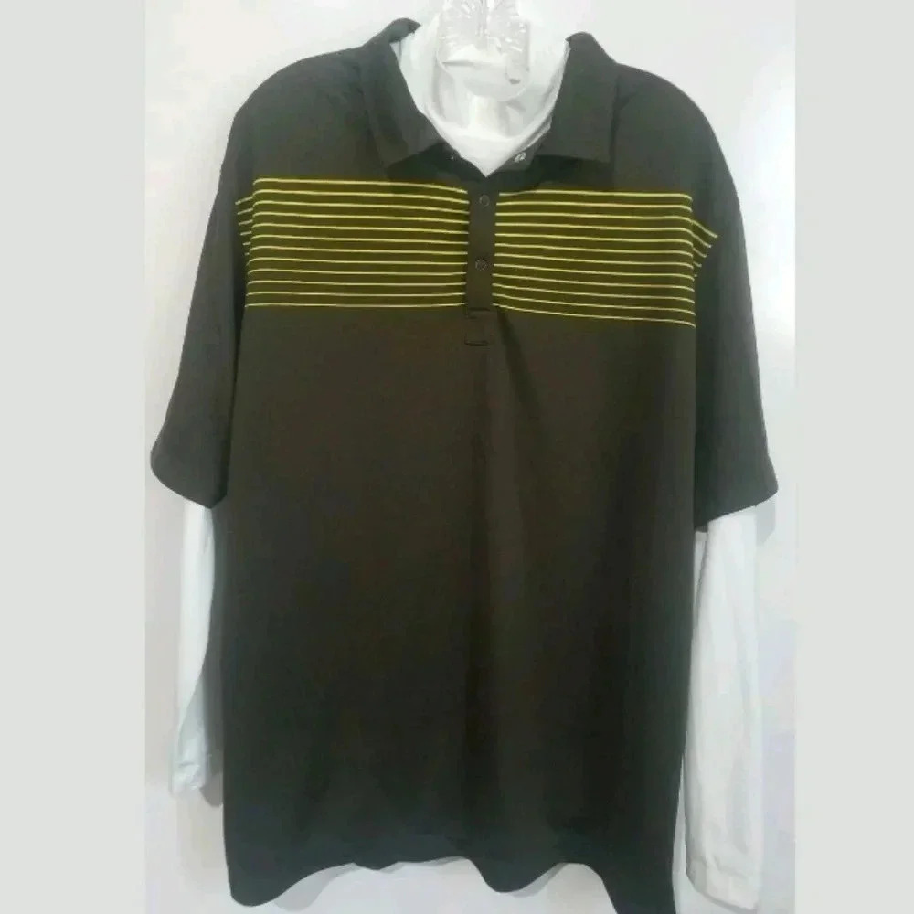 Nike Golf Men's 2 in 1 Dri-Fit Polo Large